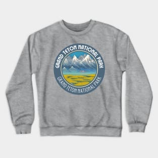 Grand Teton National Park in Japanese Vibes Crewneck Sweatshirt